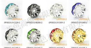 新系列【淺碧綠鍍銀浪邊圓形水鉆圈】 全方位解析飾品配件批發與銷售